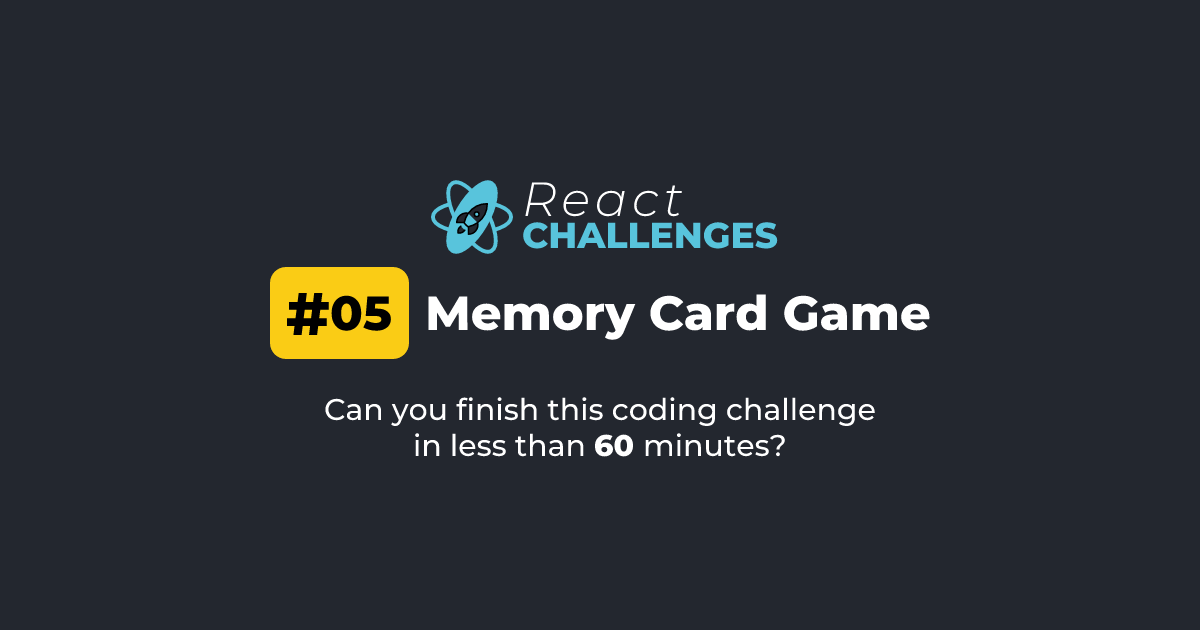 React Challenge #5 - Memory Card Game | React Challenges